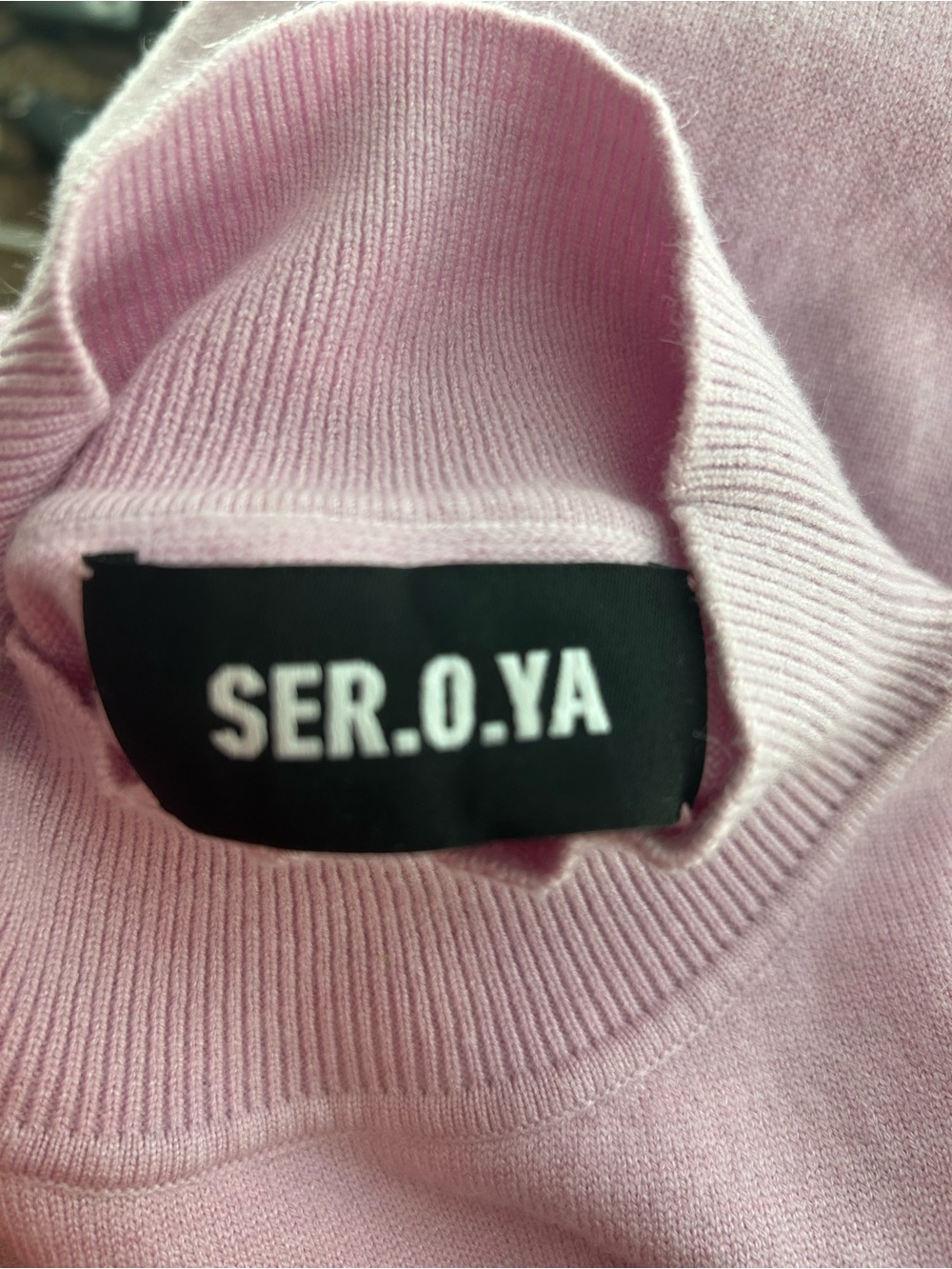 SER.O.YA Jana Short-Sleeve Knit Midi Dress in Pink - Picture 6 of 6